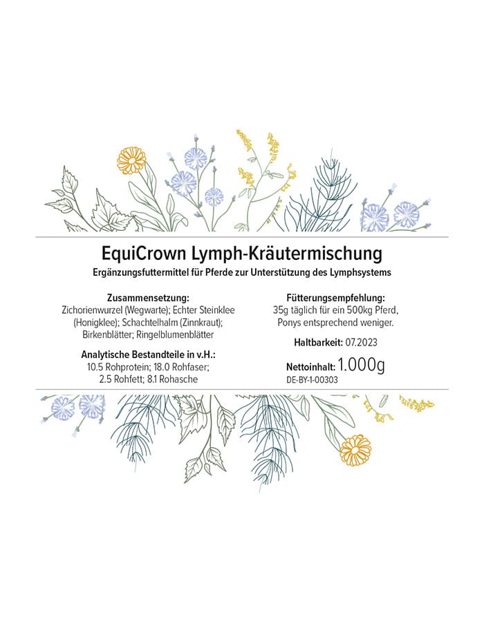 EquiCrown Lymph-Kräutermischung